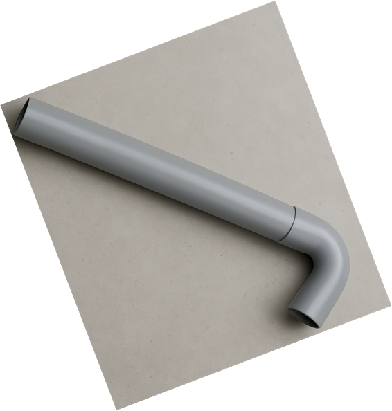 Pipe for RCA latrine