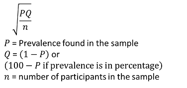 Standard Error of Proportion