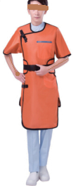 a lead rubber apron