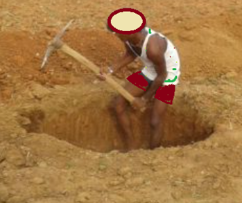 digging a pit