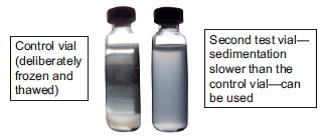Shake test: vaccine can be used