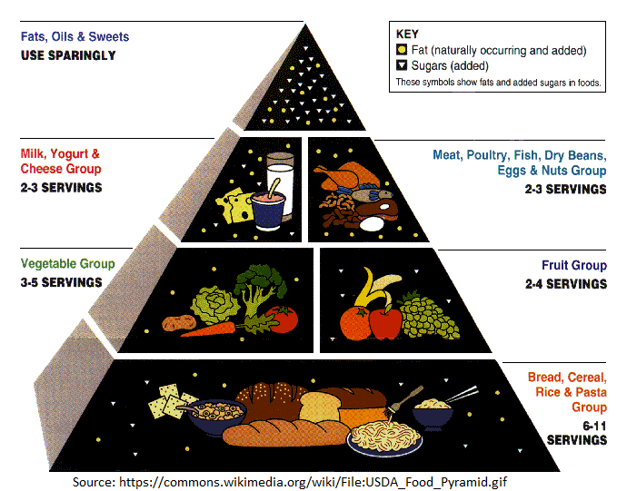 Original USDA food pyramid